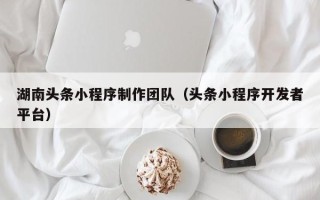 孝感湖南头条小程序制作团队（头条小程序开发者平台）